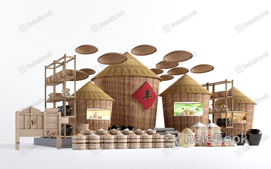 Modern Granary Barn Traditional Beauty Chen Rural Beauty Chen model