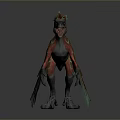 Colorful Feathered Dinosaur with Red and Green Feathers Open Mouth Spread Wings Mythical Creature