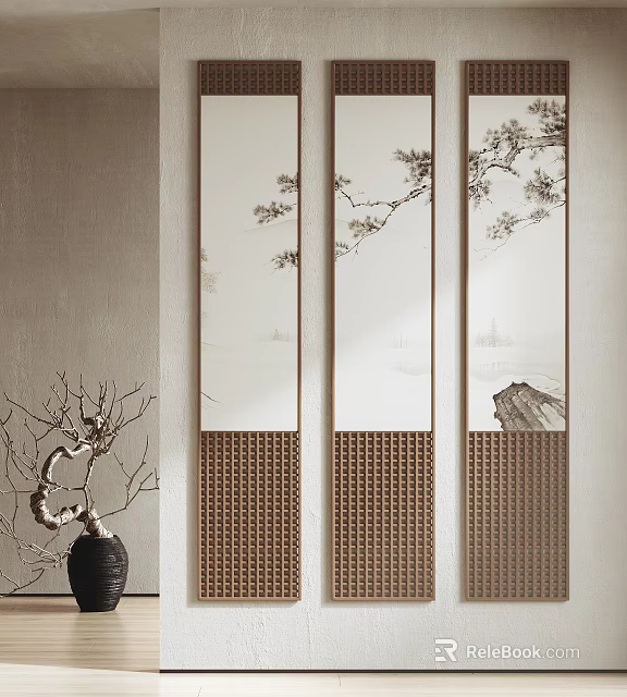 Modern Open Kitchen Interior Design With Spacious Layout And Island Countertop 3d model