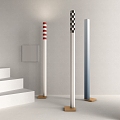 Modern art floor lamp 3d model