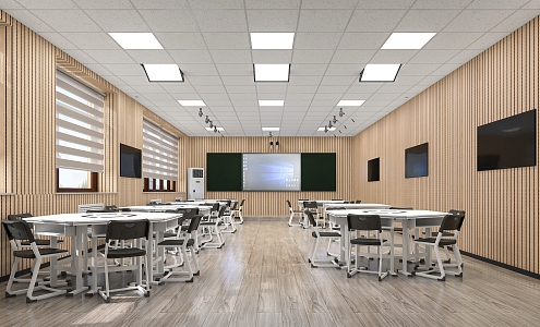 Recording and broadcasting classroom broadcasting classroom 3d model