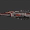 Modern fighter sci-fi fighter sci-fi fighter space fighter 3d model