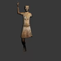 Game Movie Character Ancient Style Terracotta Figure with Various Poses Statue Design