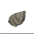 Natural Stone Material With Rough Textured Surface And Solid Structure For Construction Use 3d model