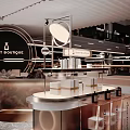 SOZEN Boutique Store Interior Design With Circular Display Counters And Product Displays