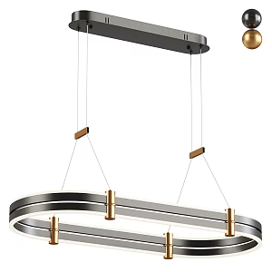 Light Luxury Chandelier 3d model