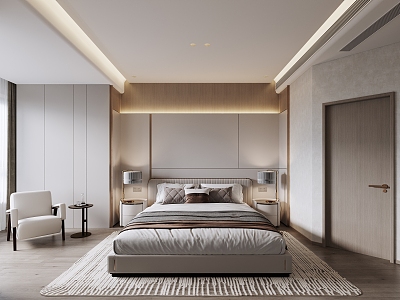 Modern Bedroom 3d model