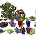 Modern Grape 3d model