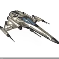 Advanced Futuristic Spacecraft Design With Sleek Structure For Interstellar Exploration Missions