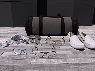 Modern Handbags and Bags 3d model