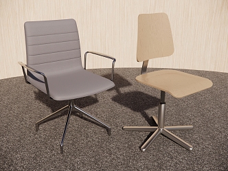 Modern Workstation Chair Staff Chair 3d model