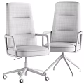 Modern Multi Color High Back Leather Swivel Office Chairs With Wooden Armrests For Workspace