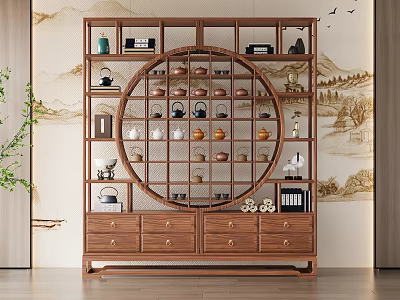 New Chinese Antique Rack 3d model