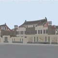 Chinese Community Villa Homestay 3d model