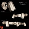 Modern Metal Wall Sconces With Sleek Design And Multiple Heads For Interior Decoration