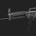 Modern Tactical Rifle With Metal Construction Magazine And Stock Design