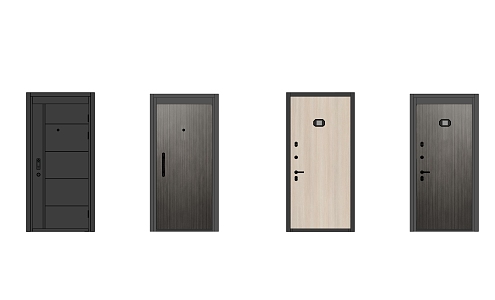 Modern door security door 3d model