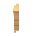 Wooden Kitchen Cabinets With Glass Door Upper Units White Countertop And Drawers
