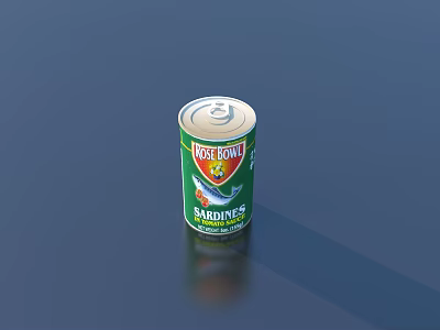 More Corn Sardines In Tomato Sauce Canned Food For Daily Meals And Kitchen Storage 3d model