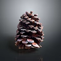 Pine Cone Inspired Food Creation With Natural Organic Shape 3d model