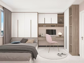 Modern Tatami Bedroom Tatami 3d model