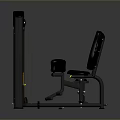 Essential Home Living Fitness Equipment With Digital Display Black Seat And Cushion