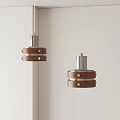 Stylish Modern Wooden And Metal Pendant Lights For Interior Ceiling Design