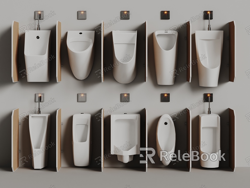 Modern urinal urinal model