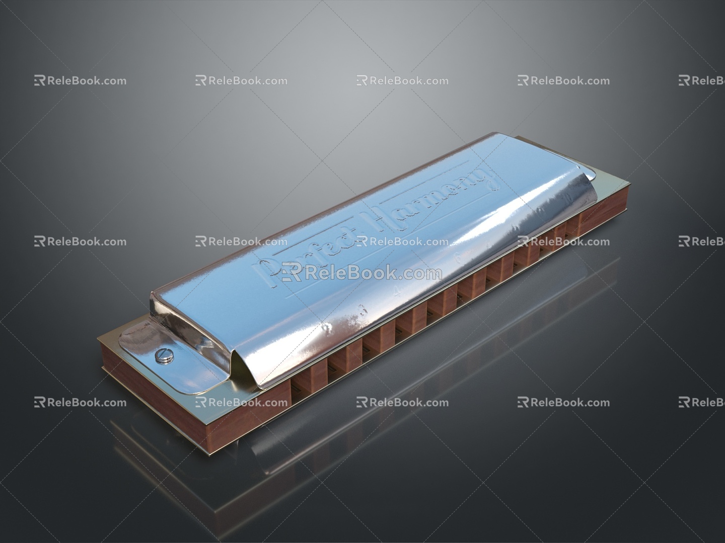 Harmonica Music Equipment Music Equipment Realistic 3d model