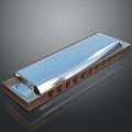 Harmonica Music Equipment Music Equipment Realistic 3d model