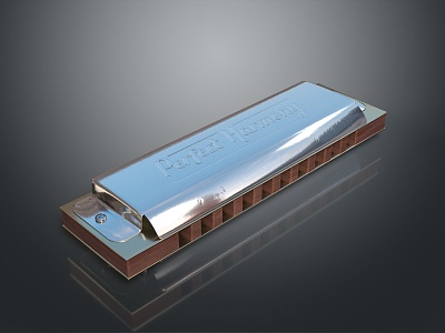 Harmonica Music Equipment Music Equipment Realistic 3d model