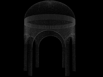 Modern Arch Crystal Arch 3d model