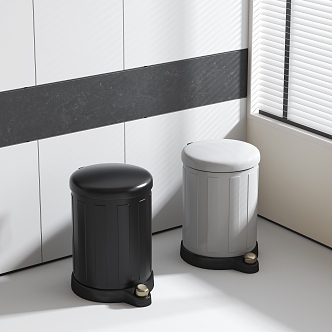 trash can 3d model