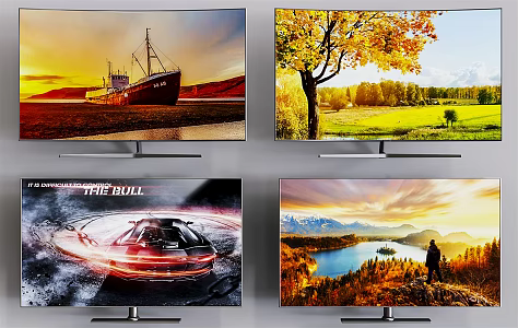 Modern TV set TV set combination 3d model