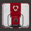 Red and White First Aid Kit With Cross Symbol And Number 02 Design