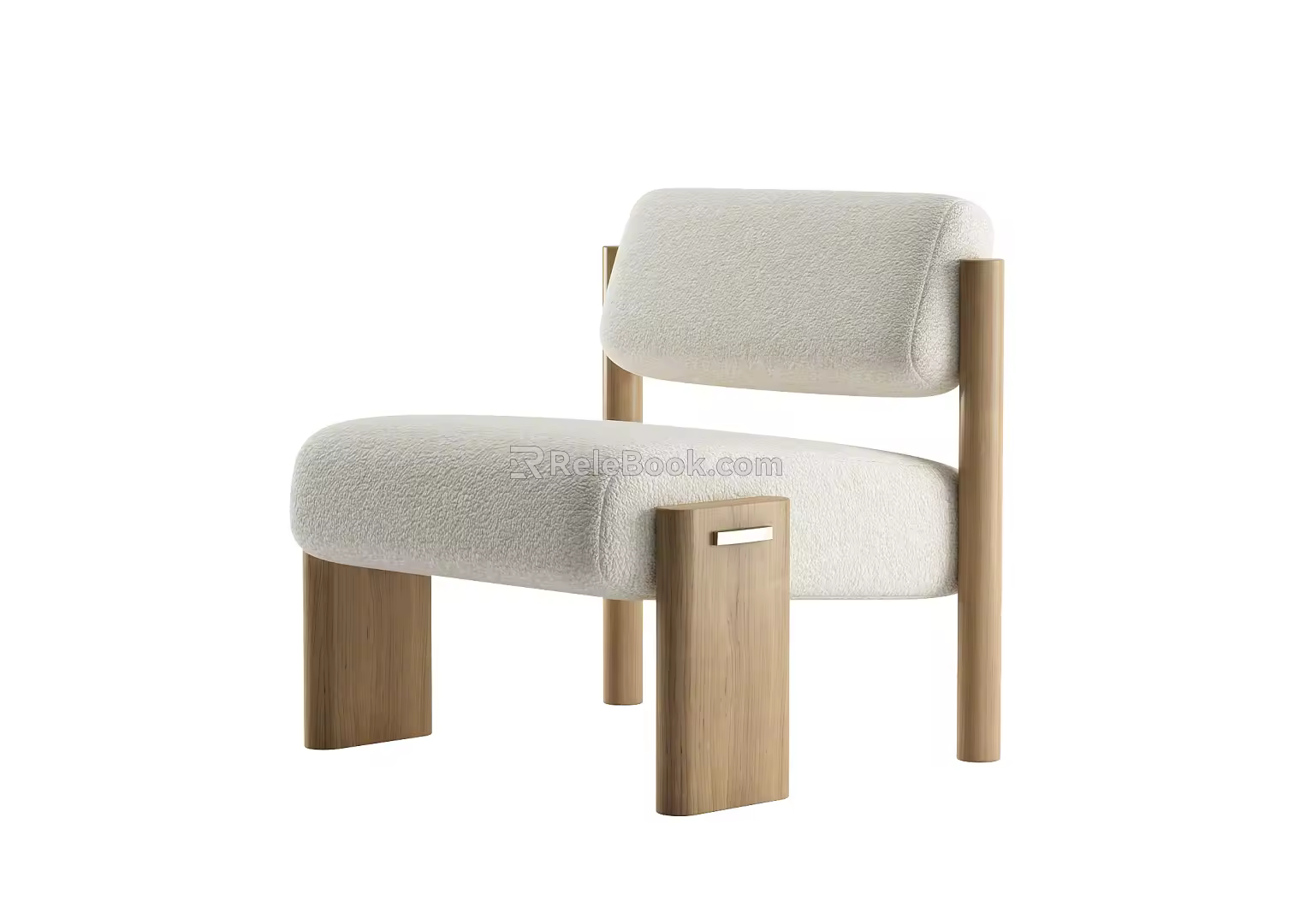 Modern Single Sofa Leisure Chair 3d model