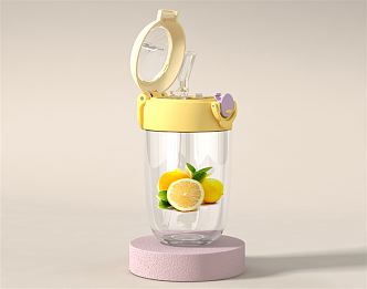 Modern water cup 3d model