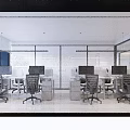 Sleek Modern Corporate Reception Desk With Marble Logo Wall Wood Accents And Elegant Green Plants