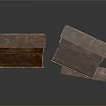 Rustic Wooden Bookshelves Furniture With Open And Closed Drawer Design