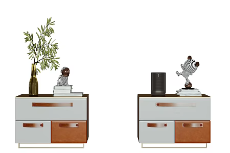 Bedside table 3d model
