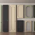 Wardrobe Doors in Various Designs and Colors for Modern Home Interior 3d model