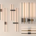 Modern Wall Lamps With Slim Metal Body And Various Color Options