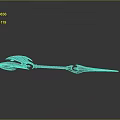Scepter Ancient Scepter Cane Ancient Scepter Magic Scepter Metal Scepter Classical Scepter Magic Scepter 3d model