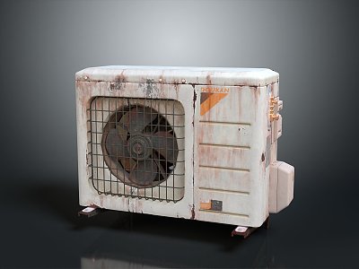 Air conditioning compressor refrigerator air conditioning refrigerator Mitsubishi air conditioning outdoor air conditioning outdoor air conditioning 3d model