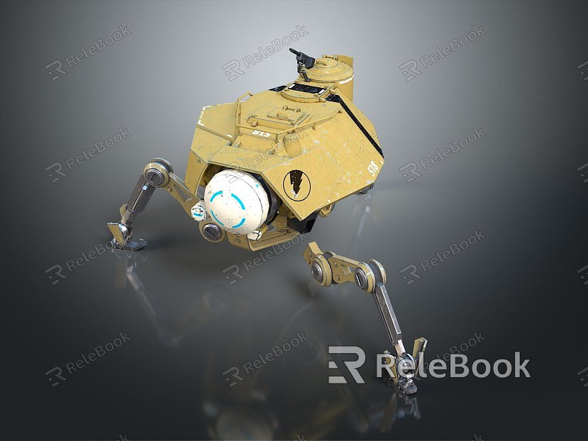 Robot Spider Robot Mecha Spider Science Fiction Spider Mechanical Spider Spider Battery Spider Tower Defense model