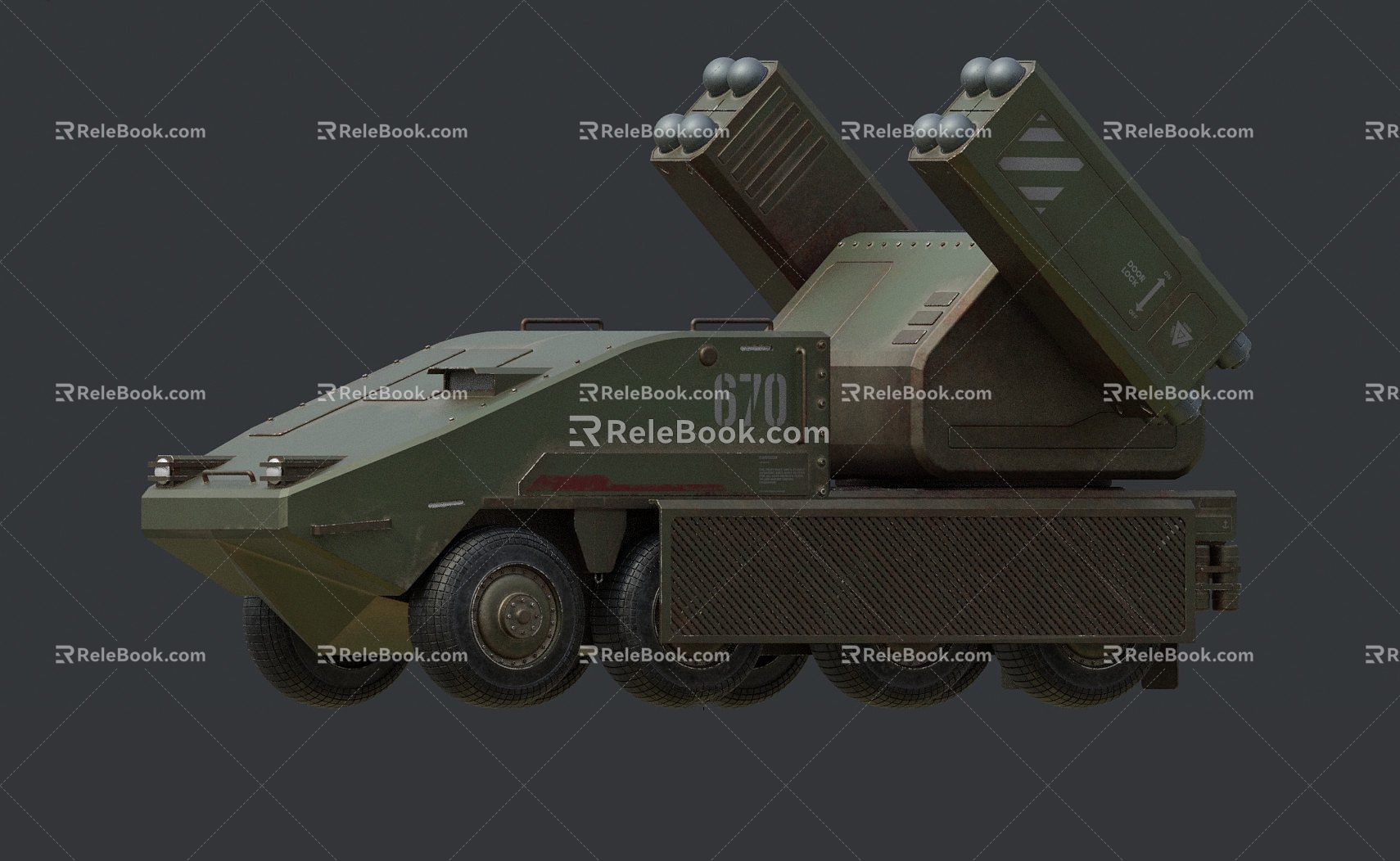 missile vehicles armored vehicles do combat vehicles 3d model