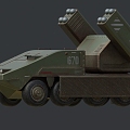 missile vehicles armored vehicles do combat vehicles 3d model