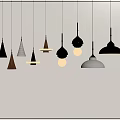Pendant lamp combination 3d model