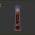 Floor Clock Big Clock Retro Clock Retro Clock Retro Clock Large Clock Pendulum Furnishings 3d model