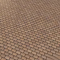 Various Roof Tiles Sample Collection Featuring Different Colors Textures And Styles 3d model